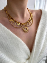 ELEGANCE ENTWINED MULTI CHARM NECKLACE