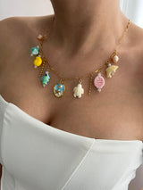 OCEAN CANDY MULTI CHARM NECKLACE