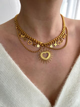 ELEGANCE ENTWINED MULTI CHARM NECKLACE