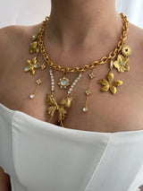 FAIRY WINGS MULTI CHARM NECKLACE