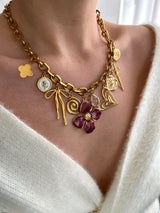 GLOW & FLOW MULTI CHARM NECKLACE