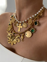 ESMERALDA MULTI CHARM NECKLACE