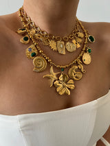 ESMERALDA MULTI CHARM NECKLACE