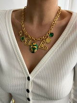 ABIGAIL MULTI CHARM NECKLACE