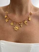 SUMMER LOVIN' MULTI CHARM NECKLACE