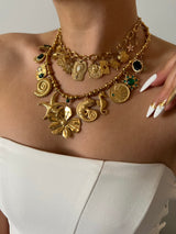 ESMERALDA MULTI CHARM NECKLACE