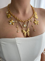 FAIRY WINGS MULTI CHARM NECKLACE