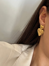 RAMONA DOUBLE HEART EARRING