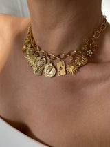 STARRY NIGHT MULTI CHARM CHOKER