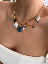 LAINEY MULTI CHARM NECKLACE