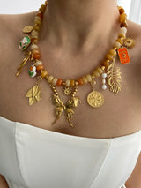 NATURE'S EMBRACE MULTI CHARM NECKLACE