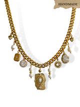 FIJI MULTI CHARM NECKLACE