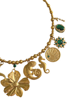 ESMERALDA MULTI CHARM NECKLACE