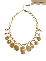 STARRY NIGHT MULTI CHARM CHOKER