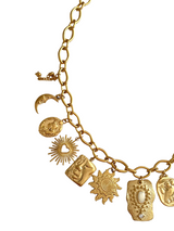 STARRY NIGHT MULTI CHARM CHOKER