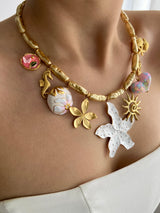 MERMAID'S KISS MULTI CHARM NECKLACE