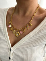 BETTY MULTI CHARM NECKLACE
