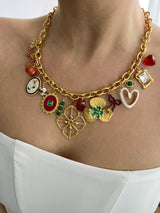 BOHEMIAN SPIRIT MULTI CHARM NECKLACE