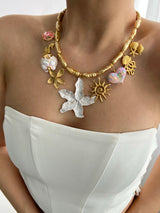 MERMAID'S KISS MULTI CHARM NECKLACE