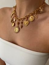 EYES ON ME MULTI CHARM NECKLACE