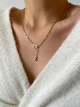 HEART LETTER NECKLACE (New Style)