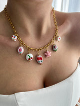 BLUSHE MULTI CHARM NECKLACE