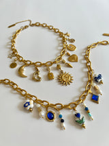 EYES ON ME MULTI CHARM NECKLACE