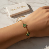 FORESTE CLOVER NECKLACE & BRACELET