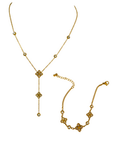 LILIA CLOVER NECKLACE & BRACELET