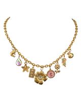 BETTY MULTI CHARM NECKLACE