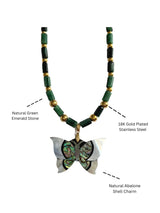 ABOLONE BUTTERFLY NECKLACE