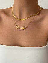 LISBON CUSTOM NAME NECKLACE