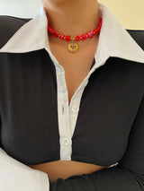 RED MARIA NECKLACE