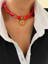 RED MARIA NECKLACE