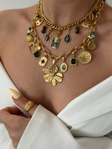 MERIBELLA MULTI CHARM NECKLACE