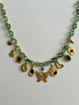 HAILEY MULTI CHARM NECKLACE