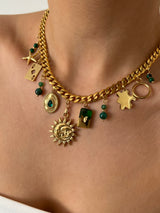 MELODY MULTI CHARM NECKLACE