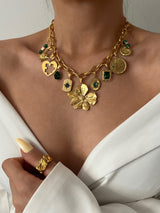 MERIBELLA MULTI CHARM NECKLACE