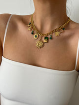 MELODY MULTI CHARM NECKLACE