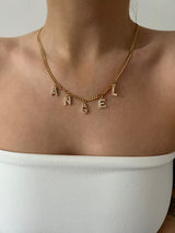 ICY SUSPENDED CUSTOM NAME NECKLACE
