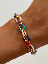 RAINBOW BRACELET&CHAIN