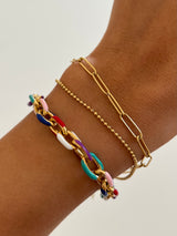 RAINBOW BRACELET&CHAIN