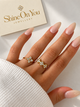 CLOVER KISS RING
