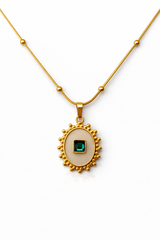SOLEIL EMERALD NECKLACE