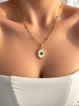 SOLEIL EMERALD NECKLACE