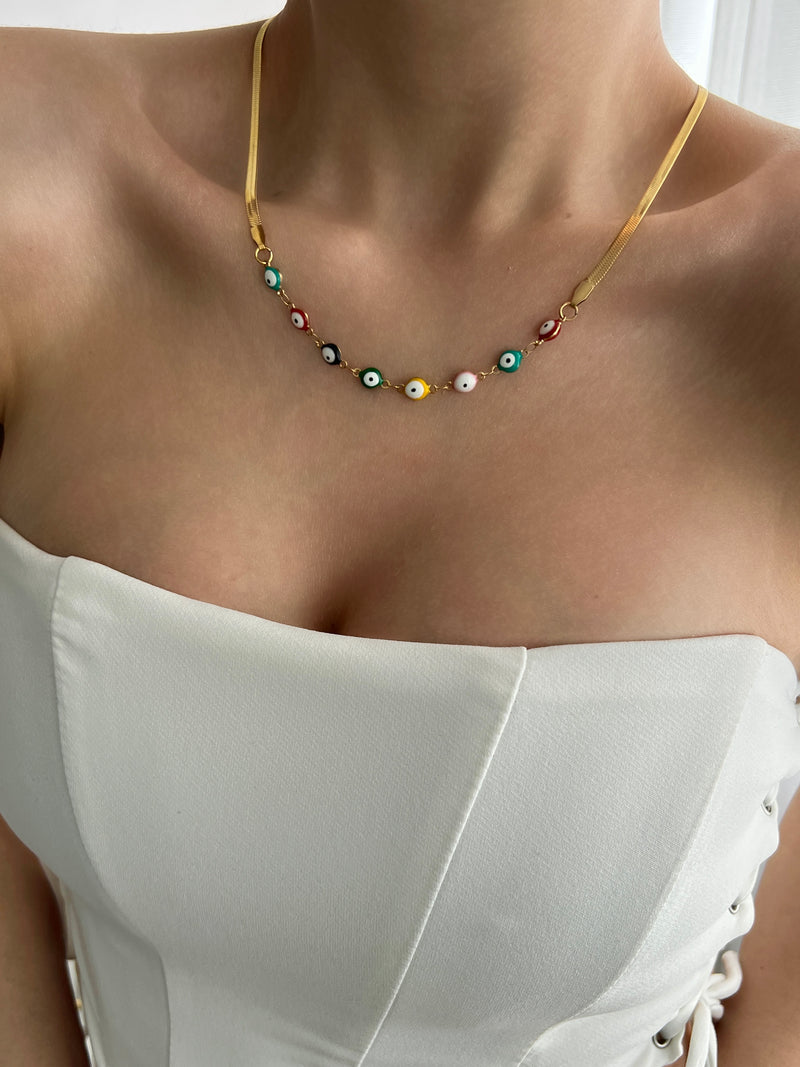 TIVONE EVIL EYE NECKLACE