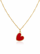 SCARLET HEART NECKLACE