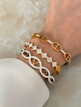 SHINE BEAM CLOVER BANGLE