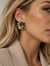 EMERALD SAFARI EARRING