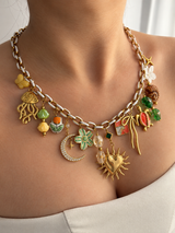 HOUSE OF SUMMER MULTI CHARM NECKLACE